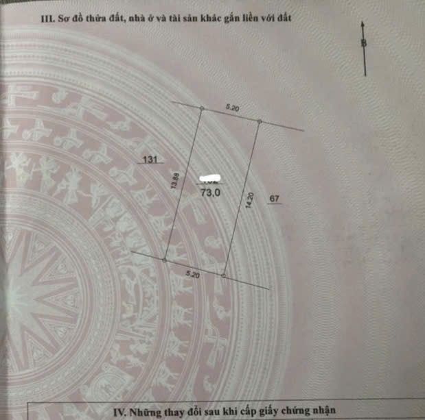 Đất nền Thúy Lĩnh, Hoàng Mai 73m² giá 7.1 tỷ - Sổ đỏ chính chủ, vị trí đẹp!