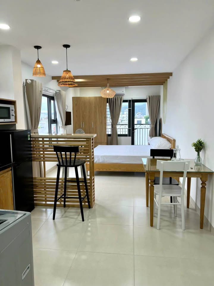 Căn hộ studio Phước Long Nha Trang 7 triệu - Đầy đủ nội thất, ban công rộng!