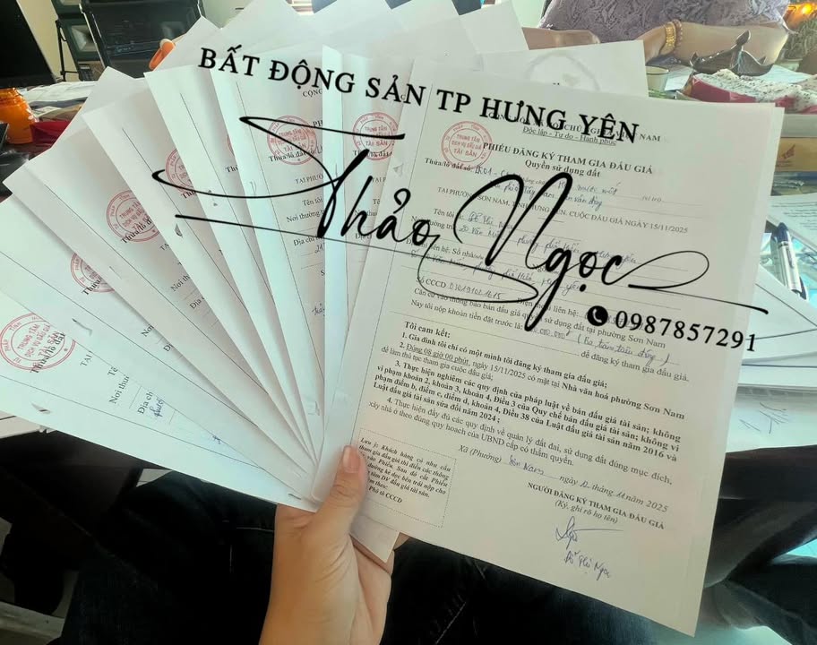 Dự án đất nền phường Sơn Nam, Hưng Yên - Đầu tư sinh lời từ 14.5 triệu/m²