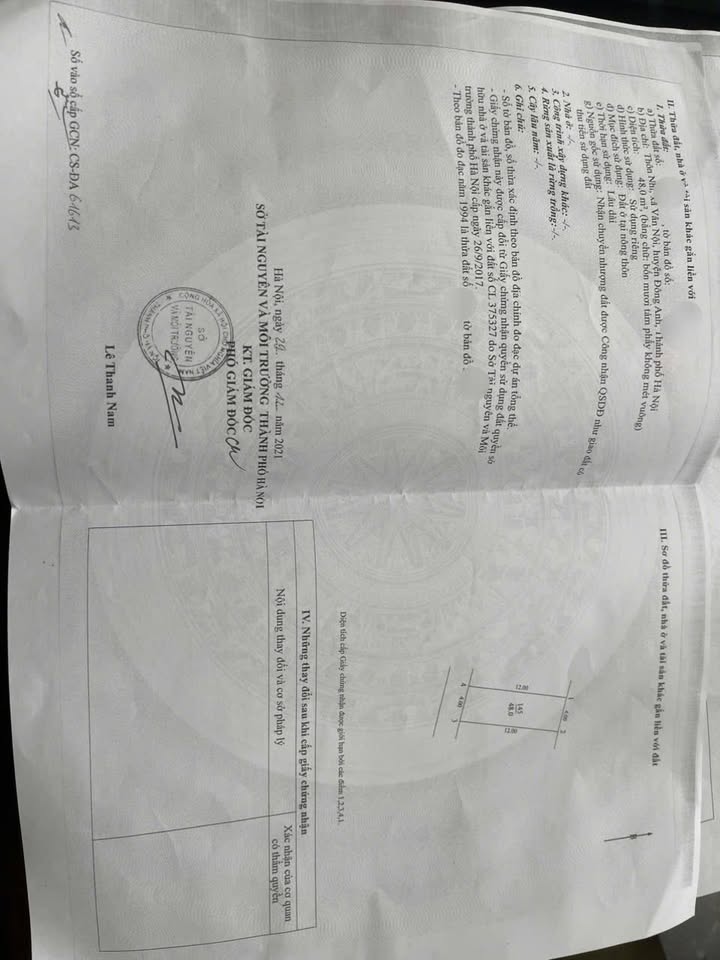 Đất nền Vân Nội, Đông Anh 48m² giá 3 tỷ - Sổ đỏ chính chủ, ô tô vào tận nơi!