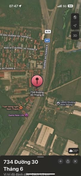 Đất nền đường 30/6, Ninh Phong 360m² - Đầu tư sinh lời ngay trung tâm!