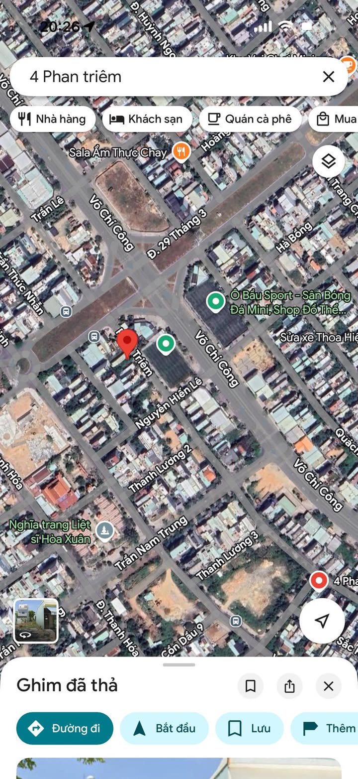 Đất nền Phan Triêm Đà Nẵng 102m² giá 6.3 tỷ - Vị trí đắc địa đối diện sân bóng!