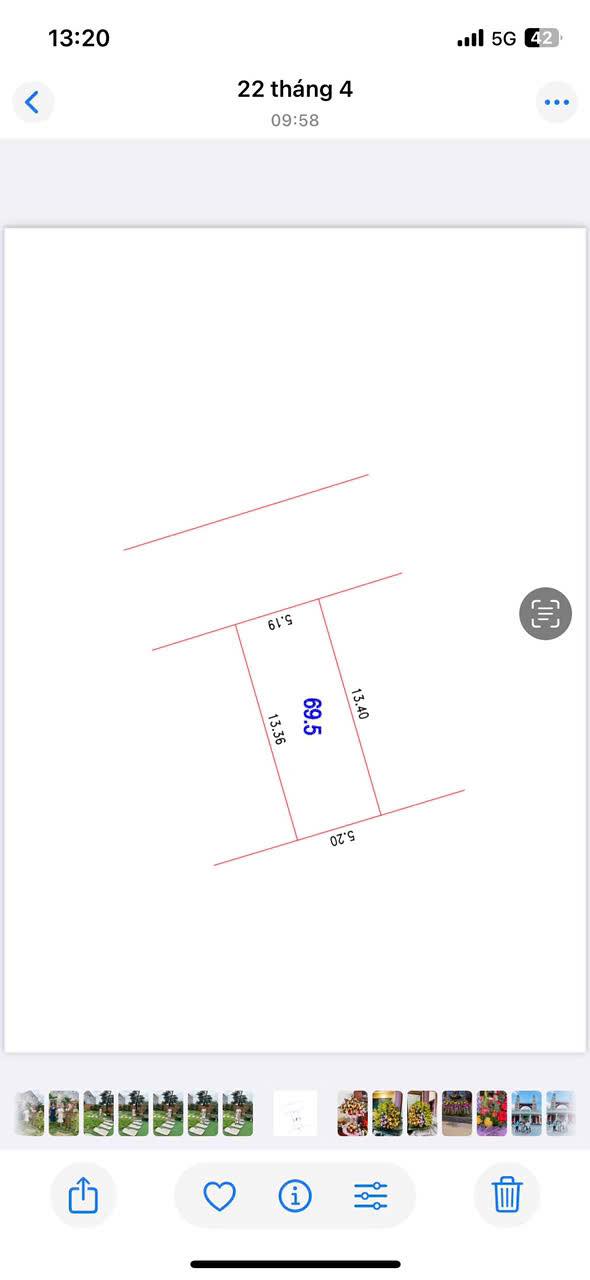 Đất nền Chương Dương, Thường Tín 69,5m² - Đường rộng ô tô vào tận nơi!