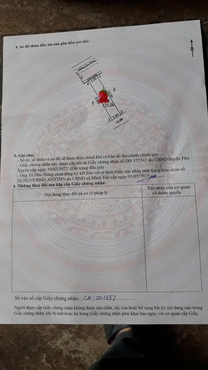 Đất đấu giá Minh Tân, Phú Xuyên 125m² giá 2.5 tỷ - Tiềm năng đầu tư vàng!