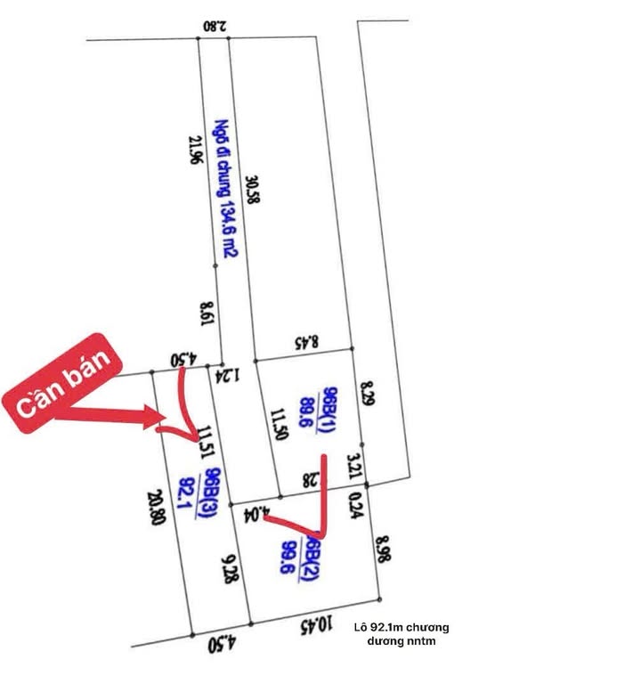 Đất nền Chương Dương Thường Tín 92,1m² giá 40 triệu/m² - Cơ hội đầu tư tuyệt vời!