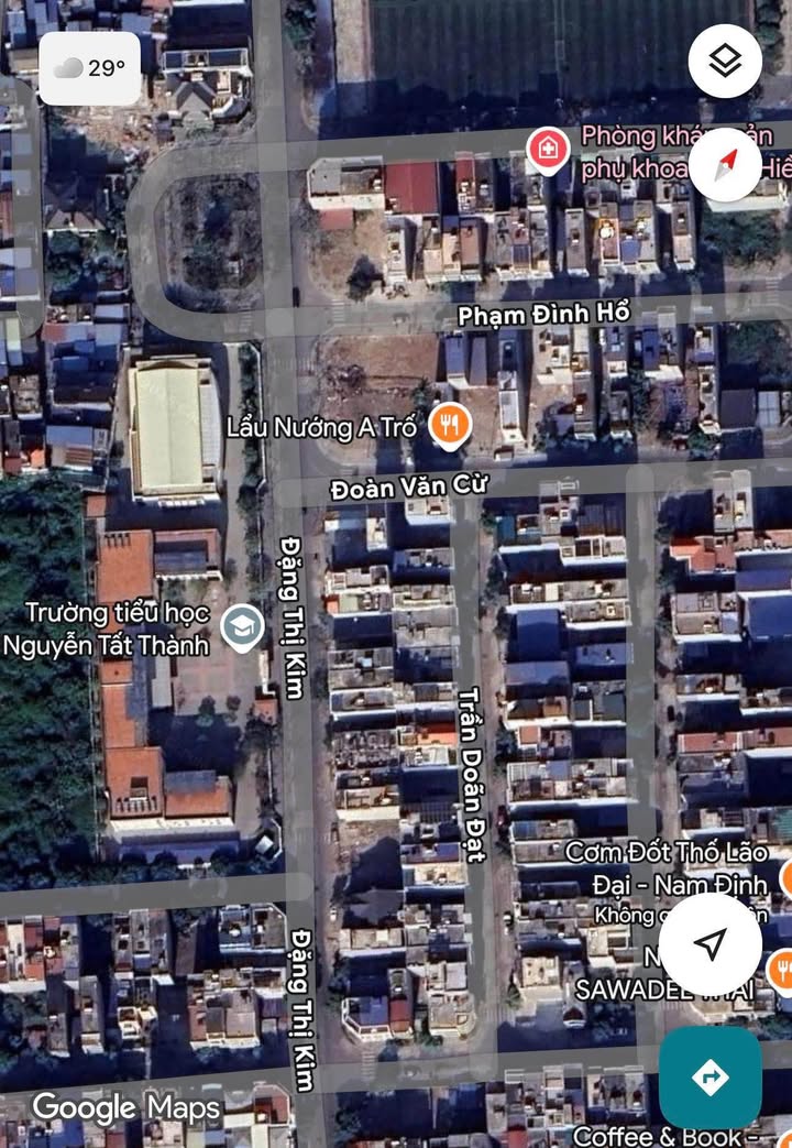 Đất nền mặt tiền Đoàn Văn Cừ 63m² giá 5.1 tỷ - Vị trí đắc địa gần trường học!