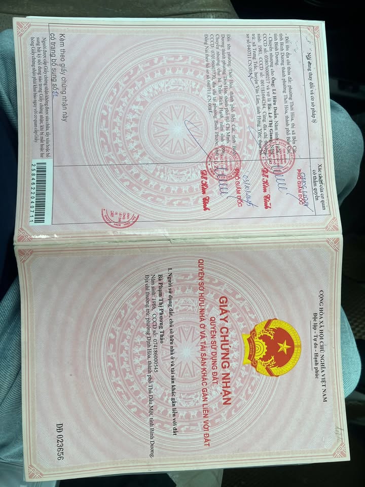 Đất nền Thới Hòa Bến Cát 60m² giá chỉ 1.8 tỷ - Đầu tư sinh lời ngay!