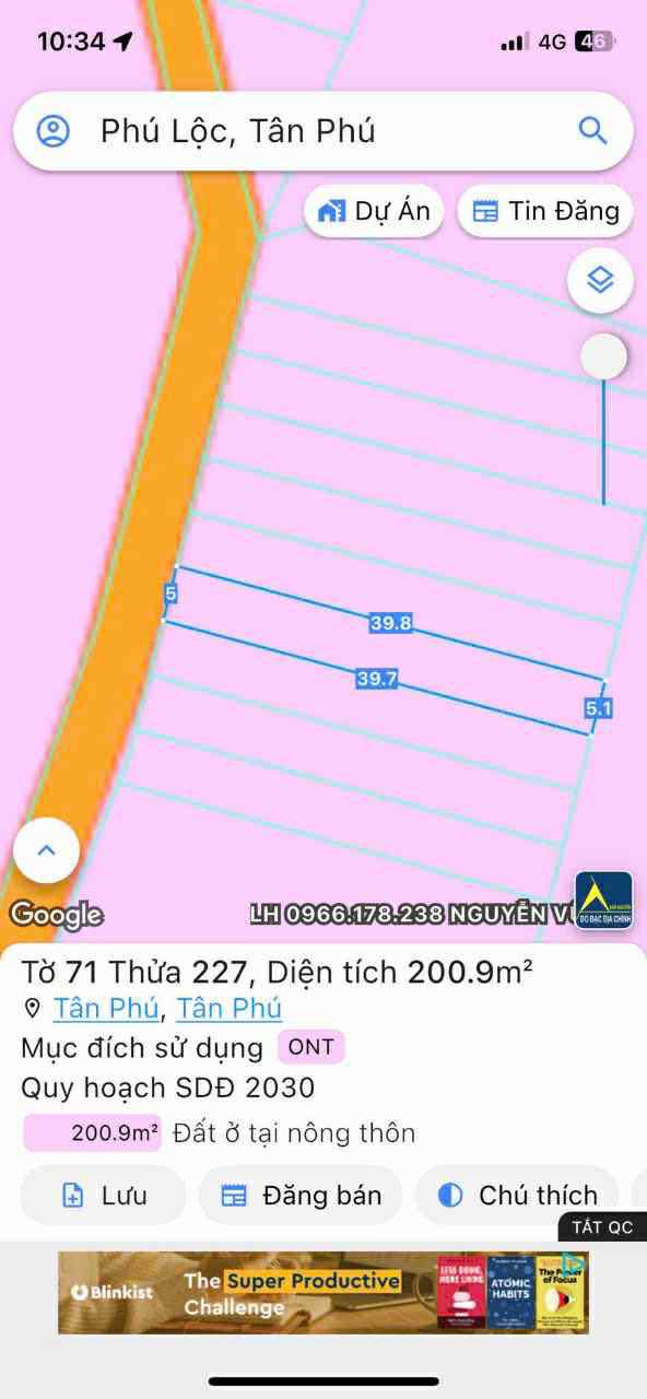 Đất nền mặt tiền Tân Phú 200m² giá chỉ 399 triệu - Cơ hội đầu tư hấp dẫn!