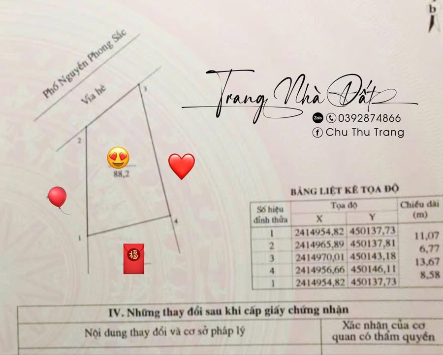 Đất mặt đường Nguyễn Phong Sắc, Mai Pha, 90m², Giá thương lượng - Cơ hội đầu tư vàng!