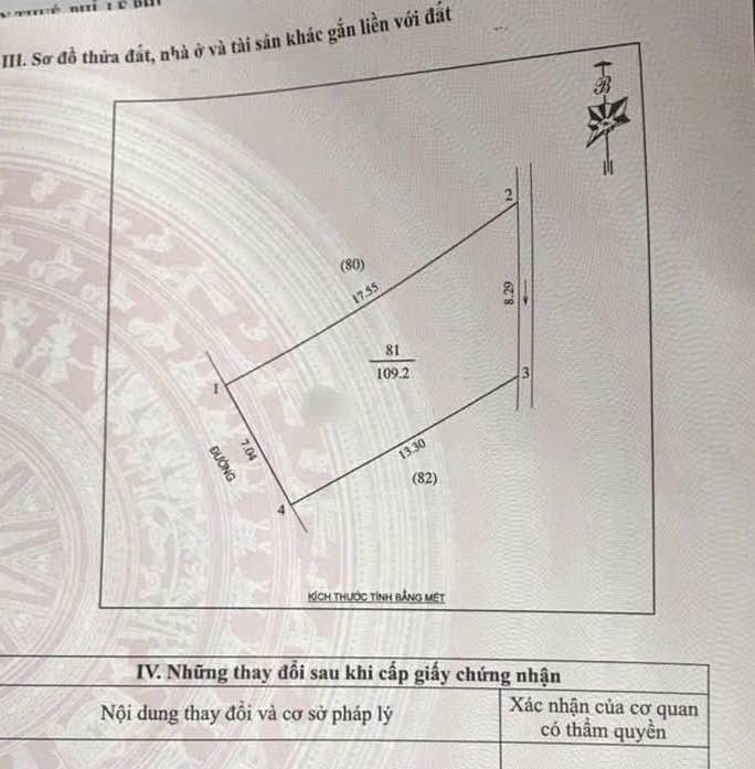 Đất nền K6 Quán Bàu, Vinh 109.2m² giá 3 tỷ - Hướng Tây Nam, đường lớn thông thoáng!