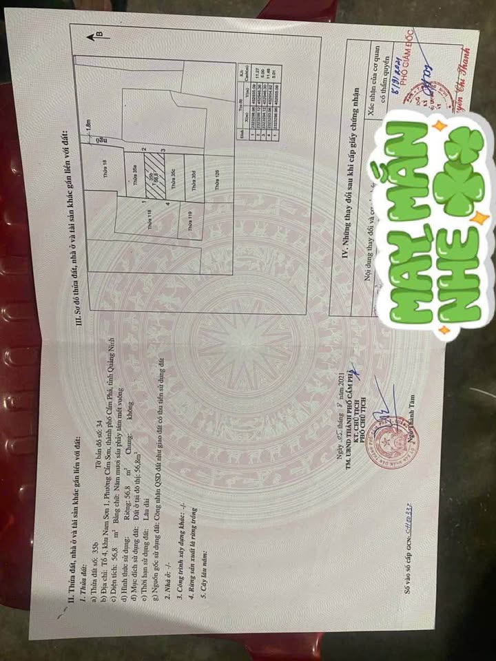 Đất nền Cẩm Sơn 56m² giá chỉ 400 triệu - Hướng Đông đón nắng tuyệt vời!