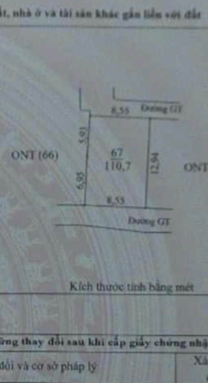 Đất nền Diễn Thành 110m² giá 2 tỷ - Vị trí đắc địa gần chợ