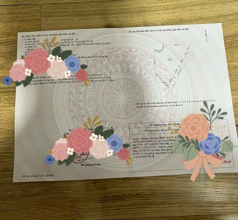 Đất nền Vân Hòa Ba Vì 3000m² - Đầu tư sinh lời, giá thỏa thuận!