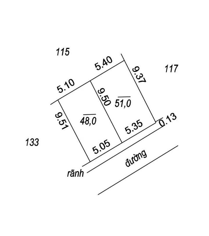 Đất nền Mễ Sở, Văn Giang 99m² giá 2 tỷ - Đường thông thoáng sát hồ điều hòa!
