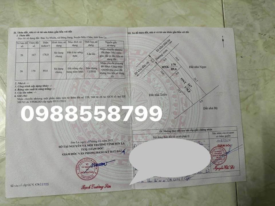 Đất nền Mộc Sơn Mộc Châu 267m² - Cơ hội đầu tư sinh lời tại điểm du lịch hot!