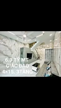 Nhà mặt tiền Giác Đạo, xã Trung Chánh, Hóc Môn 60m² giá 6.3 tỷ - Nhà đẹp, vào ở ngay!