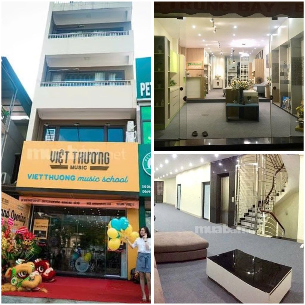 Cho thuê mặt bằng tầng 1, 2 đường Bờ Sông Sét, Tân Mai, 200m² - Nhà hiện đại, thang máy