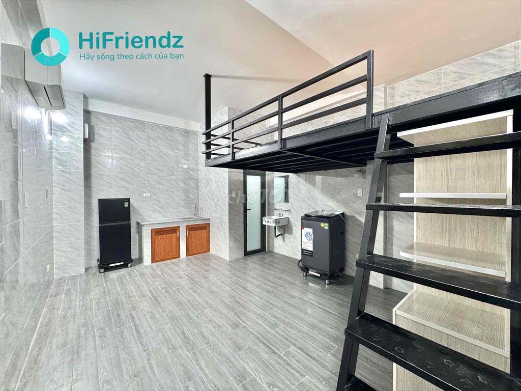 Căn hộ Mini có gác 30m² gần cầu Chữ Y Quận 5 - Đầy đủ nội thất tiện nghi!