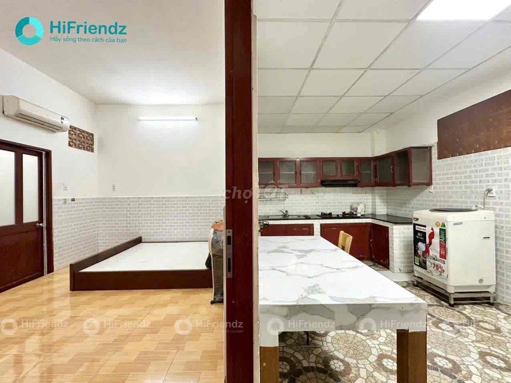 Căn hộ 1 phòng ngủ KDC Văn Lang, Quận 8 giá 5.3 triệu - Nội thất đầy đủ, máy giặt riêng!