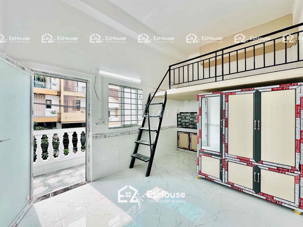 Căn hộ mới xây tại vòng xoay Phú Lâm - 35m² chỉ 4.2 triệu, ban công thoáng mát!