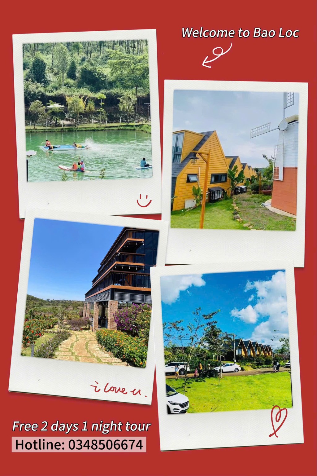 Tour du lịch Resort Bảo Lộc 2 ngày 1 đêm - Miễn phí hấp dẫn!