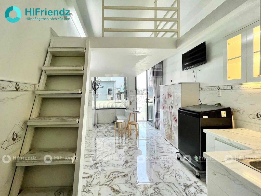 Căn hộ Duplex Dương Bá Trạc 25m² giá 6.5 triệu - Nội thất mới, an ninh 24/7!