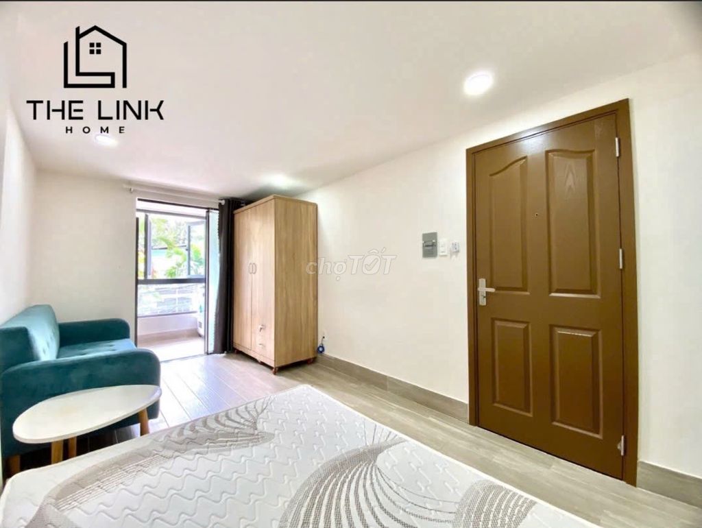 Cho thuê căn hộ dịch vụ 1PN đường Ung Văn Khiêm, Bình Thạnh 30m² - Full nội thất mới 100%!