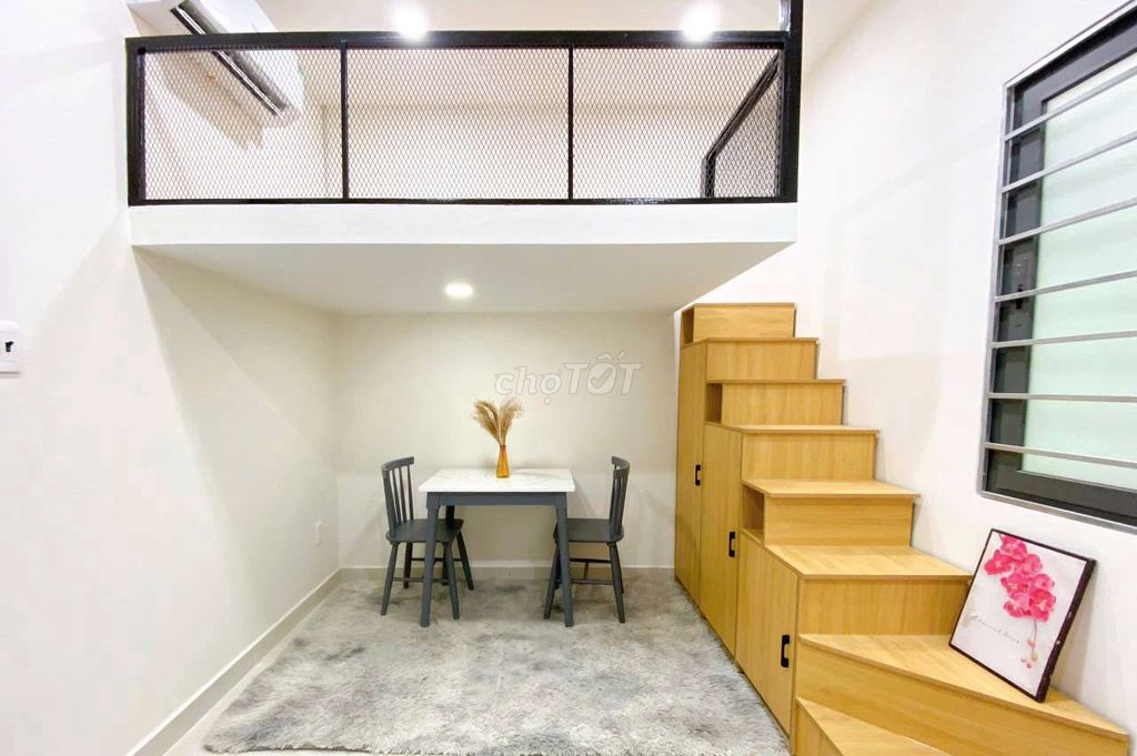 Phòng trọ Duplex 28m² đường Âu Cơ Tân Bình chỉ 4.3 triệu - Full nội thất, giờ giấc tự do!