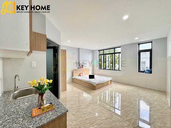 Studio cửa sổ thoáng mát 30m² gần Học Viện Cán Bộ - Chỉ 5.5 triệu!