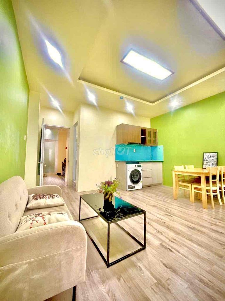 Căn hộ 2PN Đường Phan Đăng Lưu, Bình Thạnh 50m² giá 9 triệu - Full nội thất cao cấp!