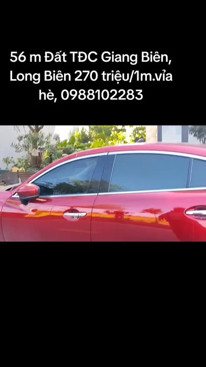 Đất TDC Giang Biên 56m² - Mặt đường 13m, Vỉa hè rộng rãi, Gần Công viên!