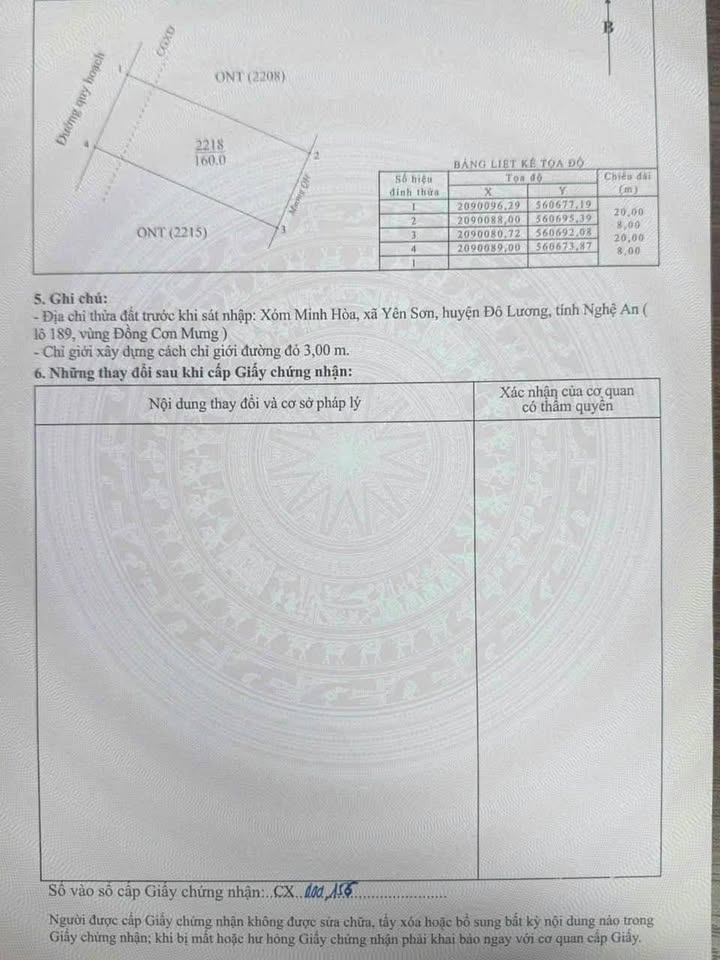 Đất nền Văn Sơn Đô Lương 160m² giá 3.8 tỷ - Đầu tư sinh lời ngay!