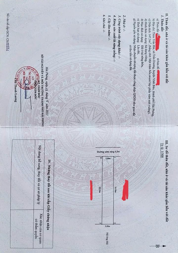 Đất Trấn Hải - Trấn Dương 150m² giá 1.1 tỷ - Cơ hội đầu tư tuyệt vời!