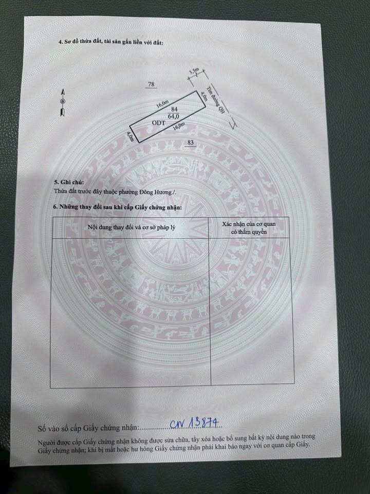 Đất nền khu 2 Bình Minh, TP Thanh Hóa 64m² giá 3.8 tỷ - Đầu tư tiềm năng!