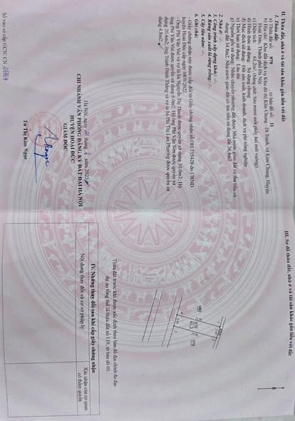 Đất dịch vụ Thăng Long 9 Kim Chung Hoài Đức 61.2m² giá 10 tỷ - Vị trí đắc địa gần kđt Hinode!