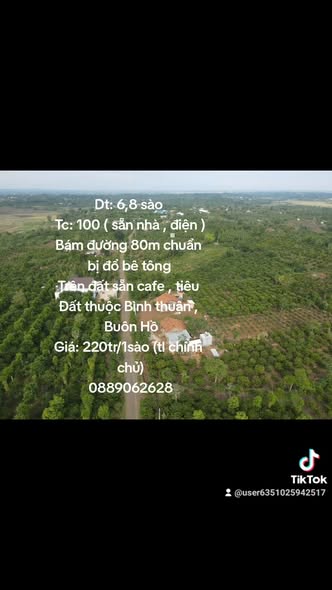 Đất thổ cư 2448m² tại xã Bình Thuận, Buôn Hồ - Giá chỉ 1.672 tỷ!