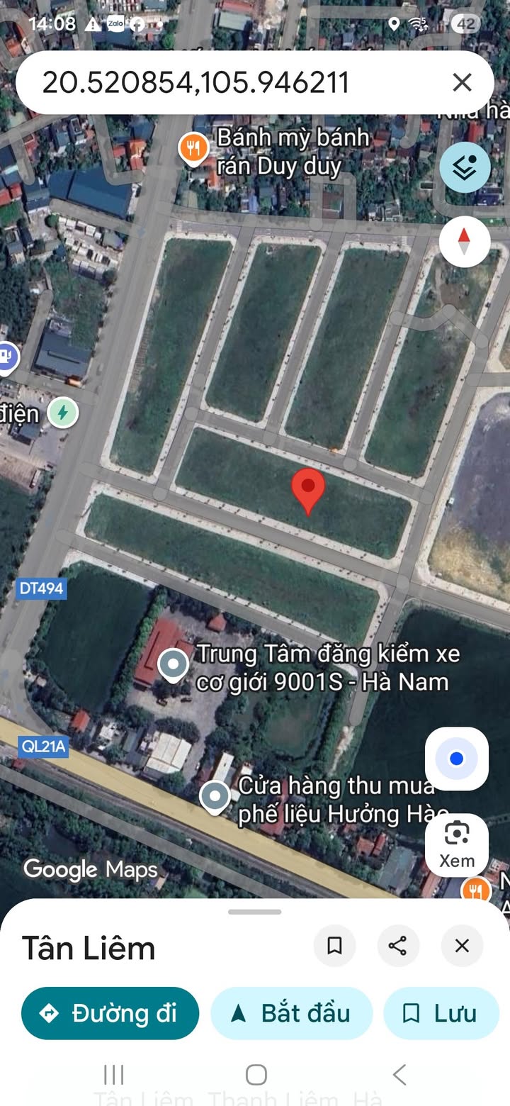 Đất mặt tiền 20,5m khu công an Liêm Tiết 100m² - Giá thỏa thuận cực tốt!