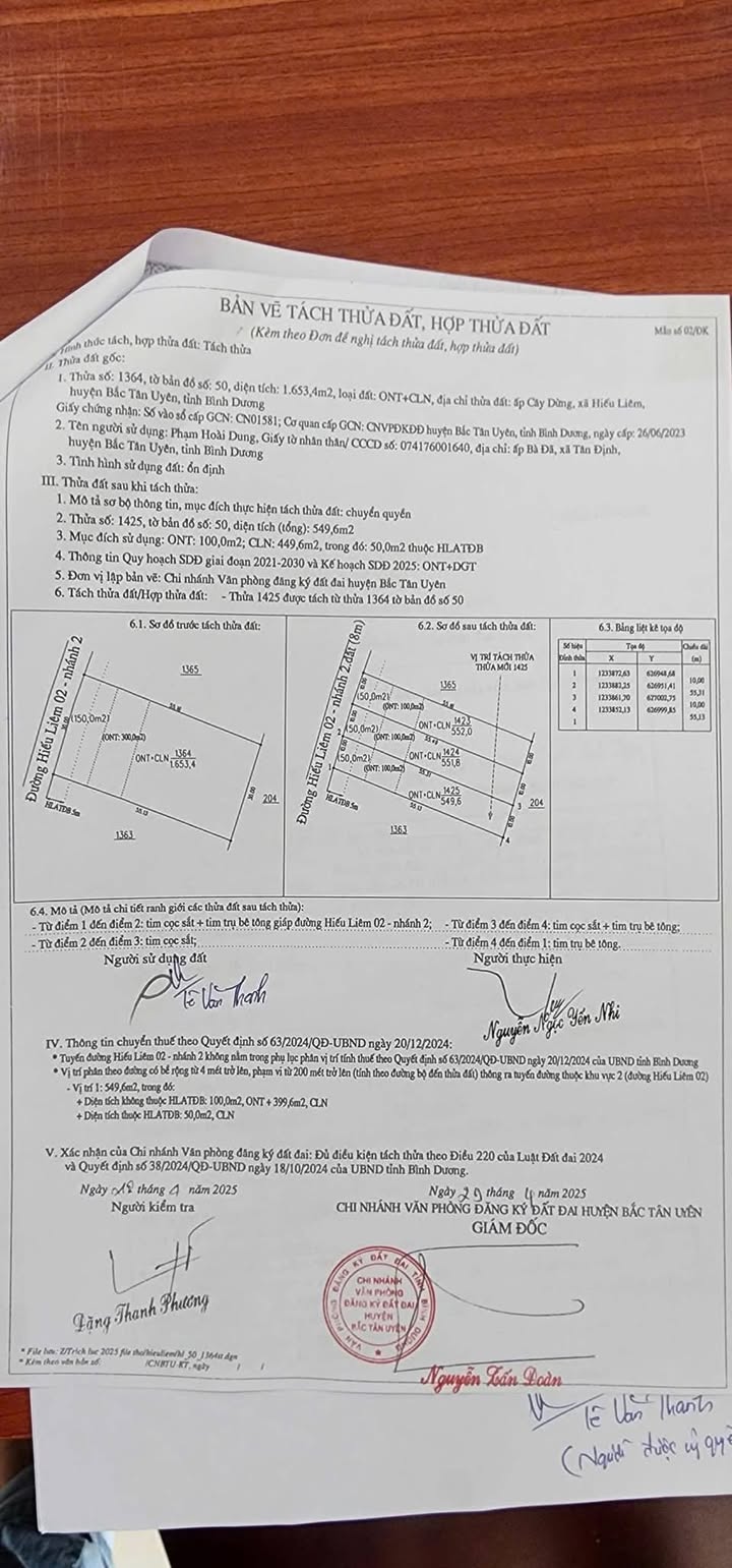Đất nền Hiếu Liêm, Bắc Tân Uyên 550m² giá 900 triệu - Đầu tư sinh lời ngay!