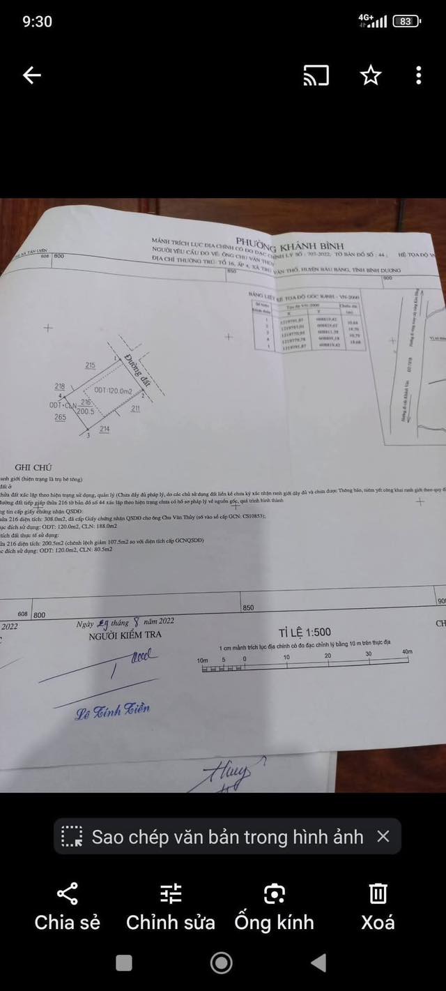 Đất thổ cư Khánh Bình, Tân Uyên 200m² giá 1.7 tỷ - Sổ đỏ chính chủ!