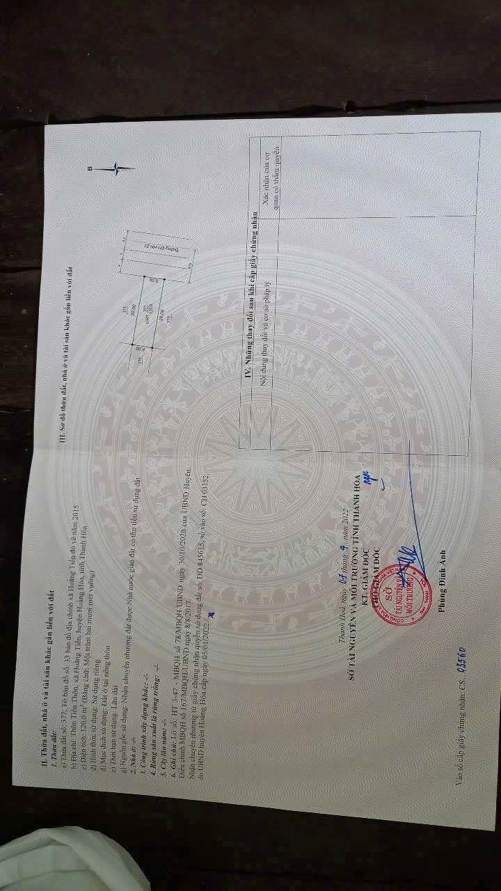 Đất nền Hoằng Tiến 120m² giá thỏa thuận - Vị trí kinh doanh sầm uất