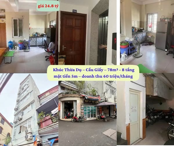 Căn hộ Khúc Thừa Dụ Cầu Giấy 78m² giá 24,8 tỷ - Đầu tư sinh lời bền vững!