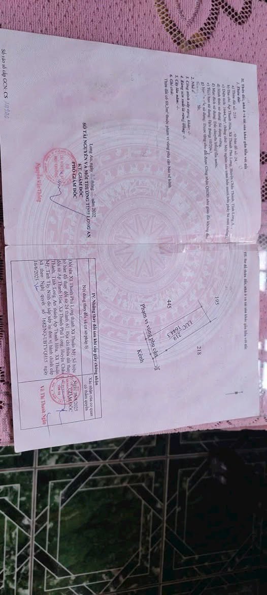 Đất nền 1644m² tại ấp Thanh Hòa, xã Thanh Phú Long, chỉ 450 triệu - Cơ hội đầu tư tuyệt vời!