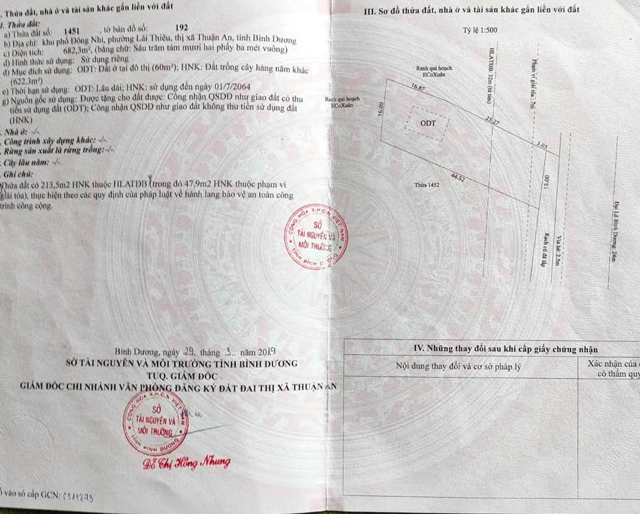 Đất nền mặt tiền QL 13, Phường Lái Thiêu 682m² giá 26 tỷ - Cơ hội đầu tư sinh lời!