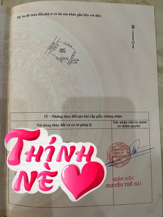 Đất nền Đoàn Thượng, Gia Lộc 120m² giá 1.1 tỷ - Cơ hội đầu tư hấp dẫn!