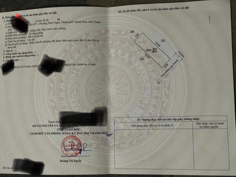 Đất nền Nam Ngạn, Thanh Hóa 80m² giá 3.55 tỷ - Vị trí đắc địa, giao thông thuận tiện!