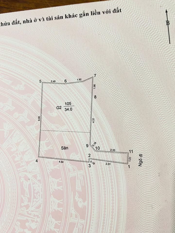 Đất Bạch Mai, Hai Bà Trưng 32m² giá 6.5 tỷ - Ngõ thông, ô tô đỗ cửa!