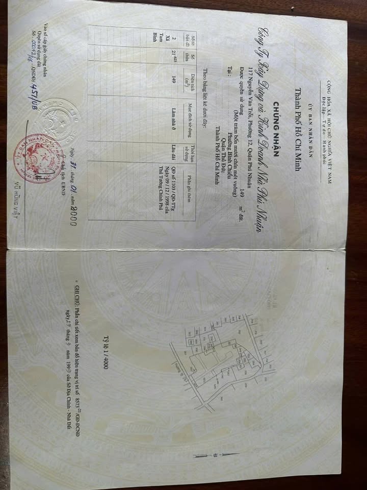 Lô đất đẹp phường Tam Bình, TP. Thủ Đức 149m² giá chỉ 38 triệu/m² - Cơ hội đầu tư hấp dẫn!