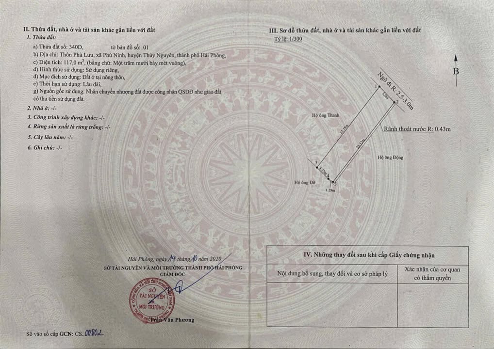 Đất nền Phù Ninh, Thủy Nguyên 117m² chỉ 700 triệu - Ngõ ô tô tận đất!