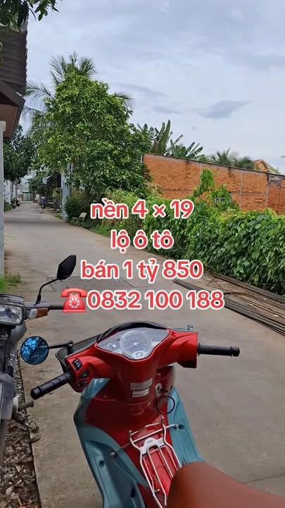 Đất nền hẻm Trần Quang Diệu, Bình Thủy, Cần Thơ 76m² giá 1.85 tỷ - Sổ hồng thổ cư chính chủ!