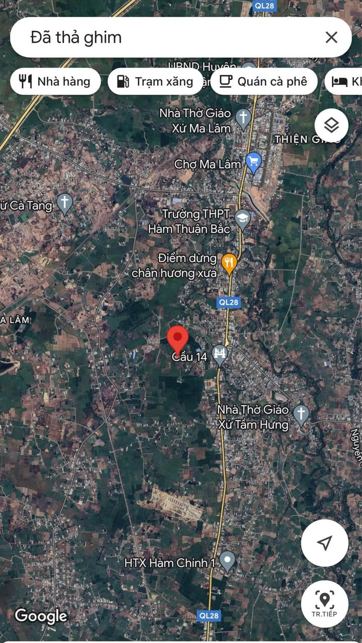 Đất mặt tiền đường Nhựa, xã Hàm Chính, 1500m² giá 1 tỷ - Sổ hồng riêng